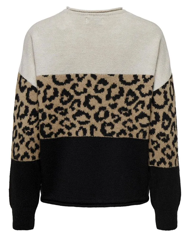Maglione Onljade Animal Donna
