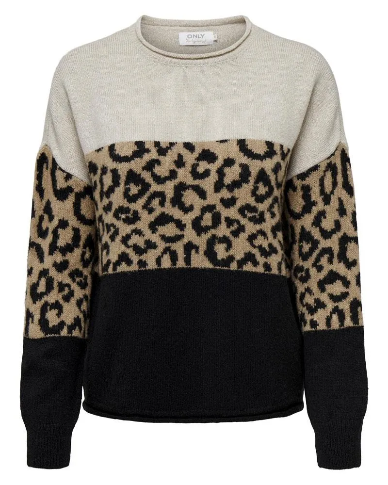 Maglione Onljade Animal Donna