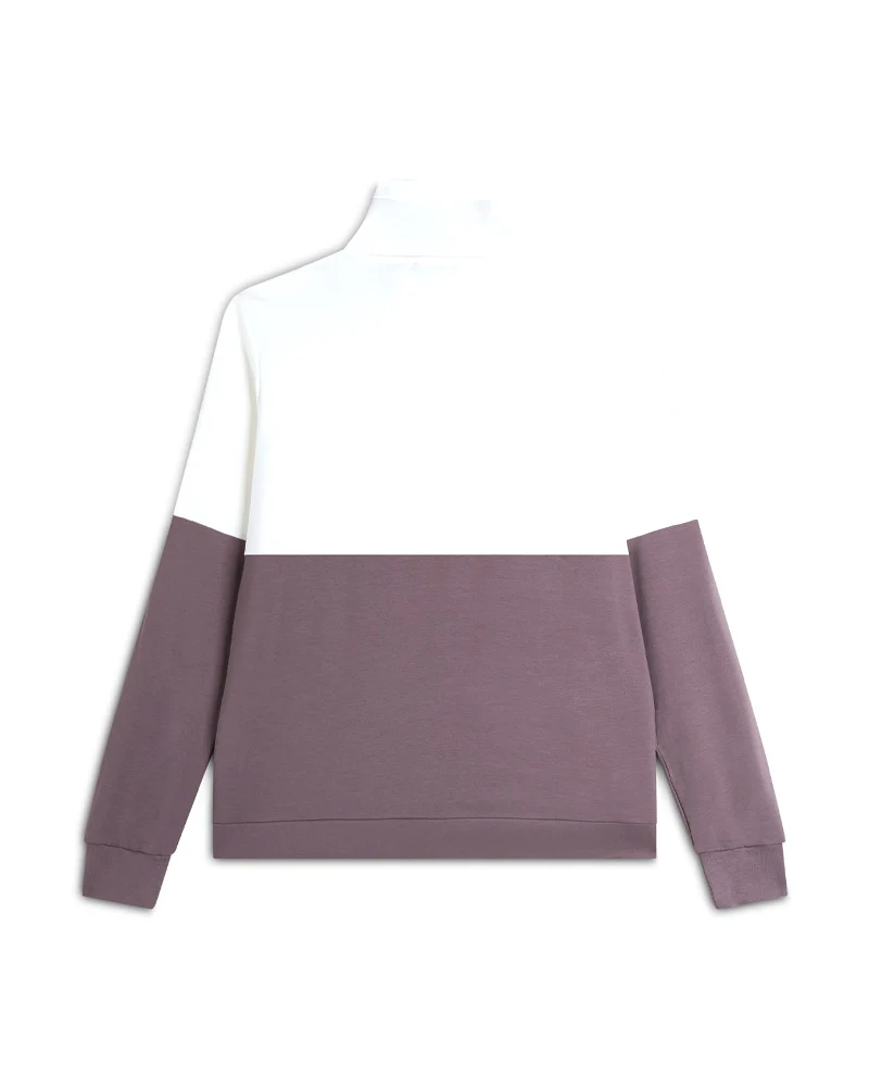 Felpa Donna College Bicolor