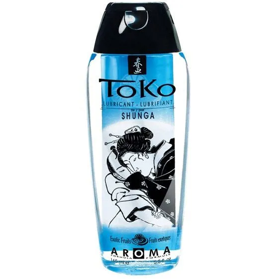 Lubrifiant intime Shunga Toko Aroma Fruits Exotiques 165ml design japonais élégant sans goût résiduel sécurisé pour couple femme hommes