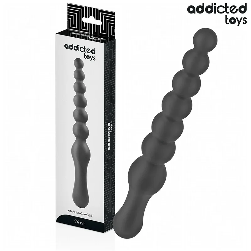 Addicted Toys anal massager 24 cm silicone medical grade progressive satisfaction safety discreet adult sex toy intimate high-quality couple adult toys