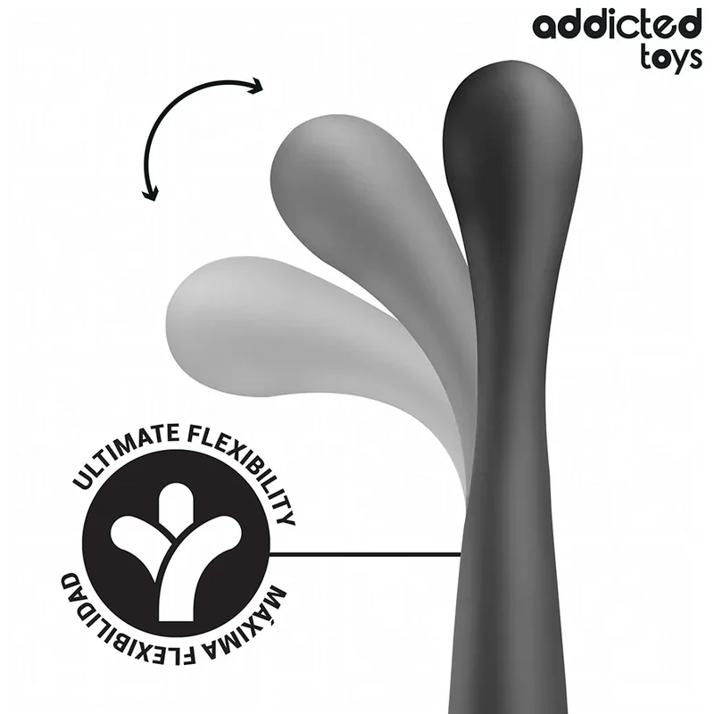 Masseur anal Addicted Toys 22,5 cm stimulation intense profonde progressive contrôle plaisir intimité couple sextoy