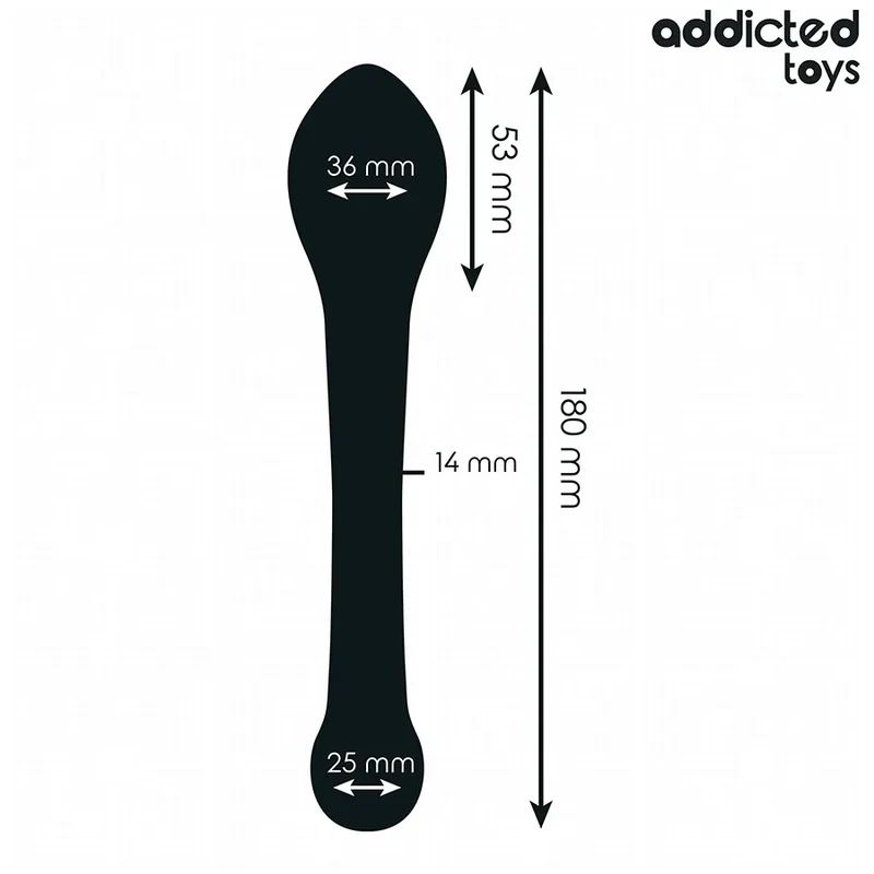 Addicted Toys stimulateur anal 18 cm silicone médical stimulation profonde design ergonomique hypoallergénique confort sécurisé couple intimité expériences