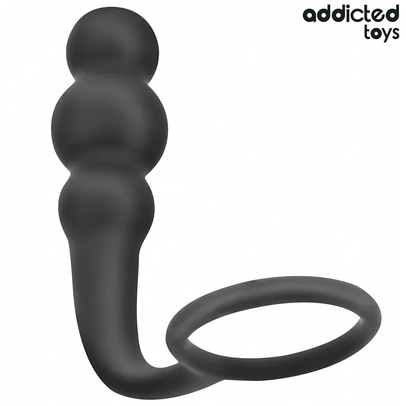Addicted Toys Plug anal avec anneau silicone haute qualité stimulation anale sécurisée design ergonomique Morphologie corps