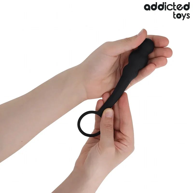 Addicted Toys Plug anal avec anneau silicone haute qualité stimulation anale sécurisée design ergonomique Morphologie corps
