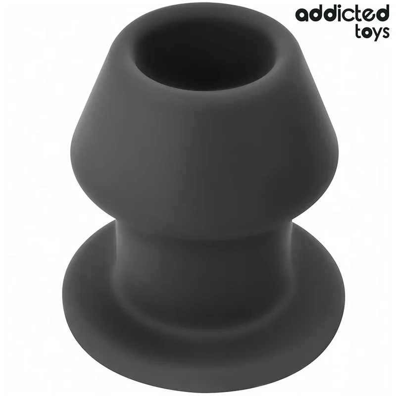 Plug anal creux design conique hollow silicone médical insertion profonde sécurité experts extrême Addicted Toys