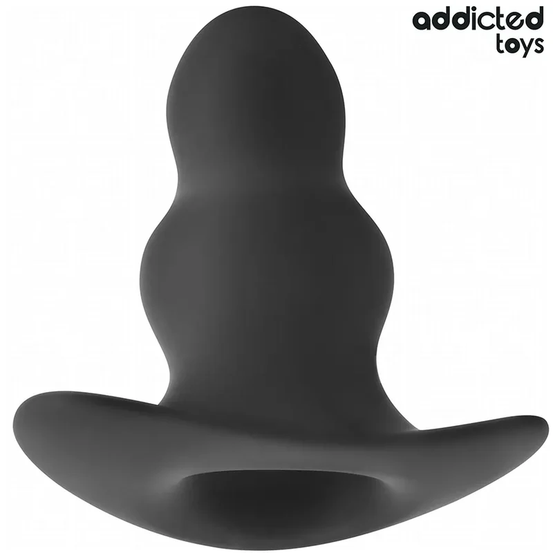Addicted Toys - Plug anal creux en silicone médical, taille XXL 15,2 cm,刺激 intense, discrétion et sécurité pour les explorateurs expérimentés