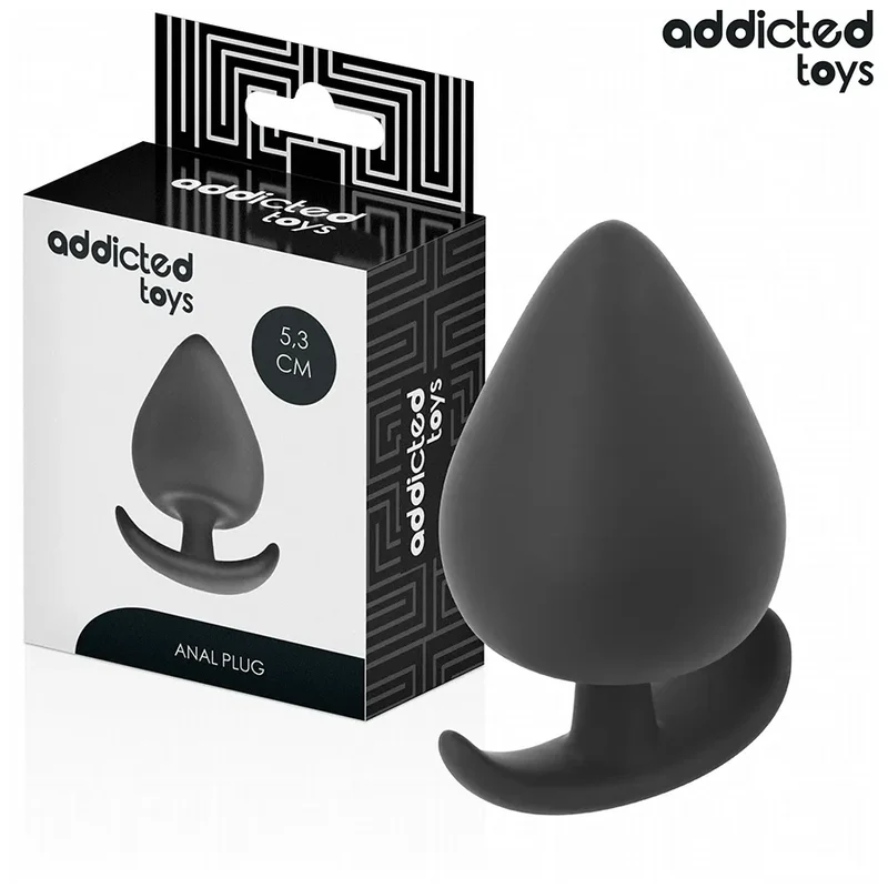 Plug anal Addicted Toys Taille S 5,3 cm silicone sécurisé confort design érgonomique sextoy anal discret couple exploration plaisir