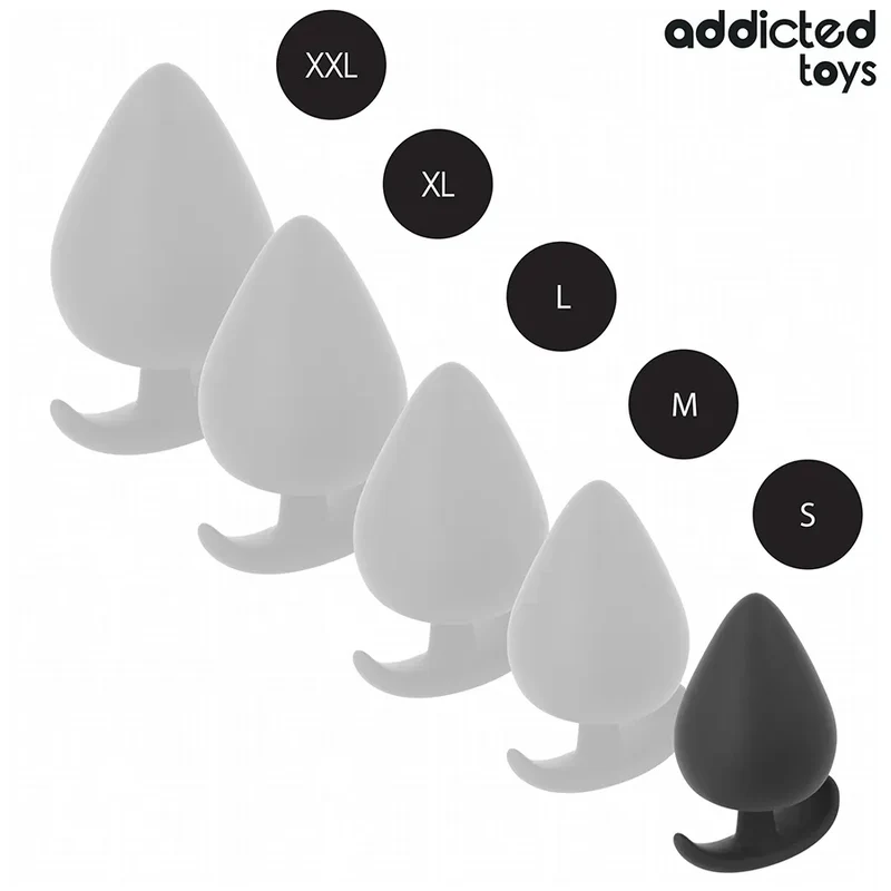 Plug anal Addicted Toys Taille S 5,3 cm silicone sécurisé confort design érgonomique sextoy anal discret couple exploration plaisir