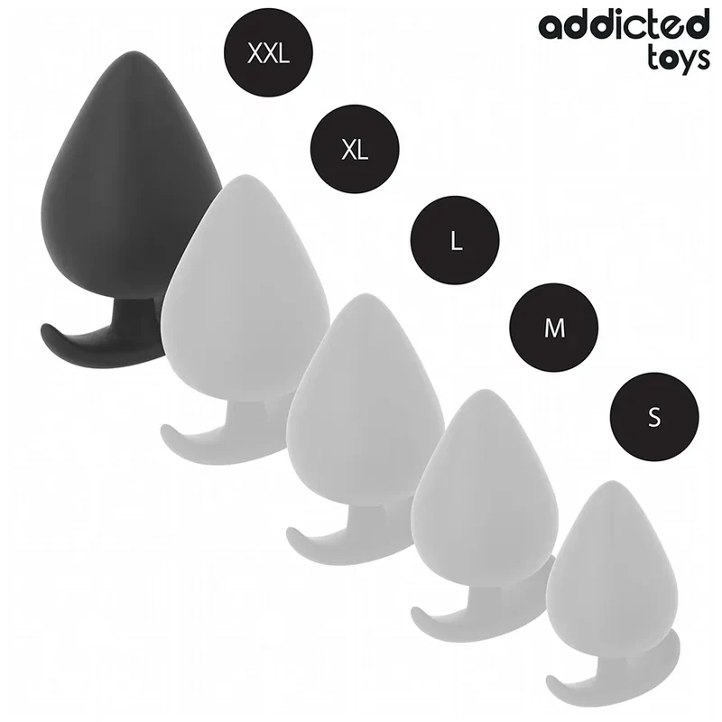 Addicted Toys Plug Anal taille XXL 11 cm silicone conique base large sécurisée sextoy stimulation anale adultes expérimentés plaisir intense