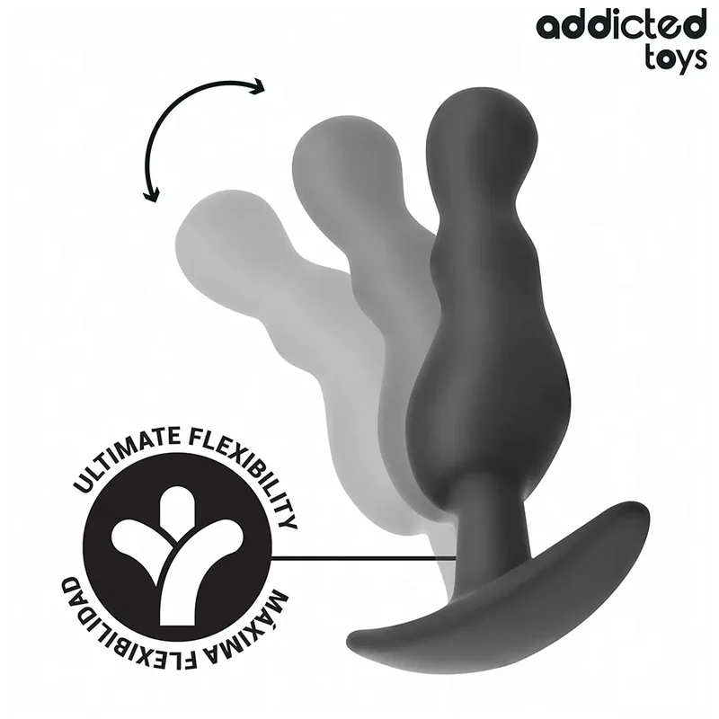 Addicted Toys - Lot De 3 Plug Anal Gradué Design Érgonomique Confortable Sécurité Maximale Sexe Intime Discret Couple