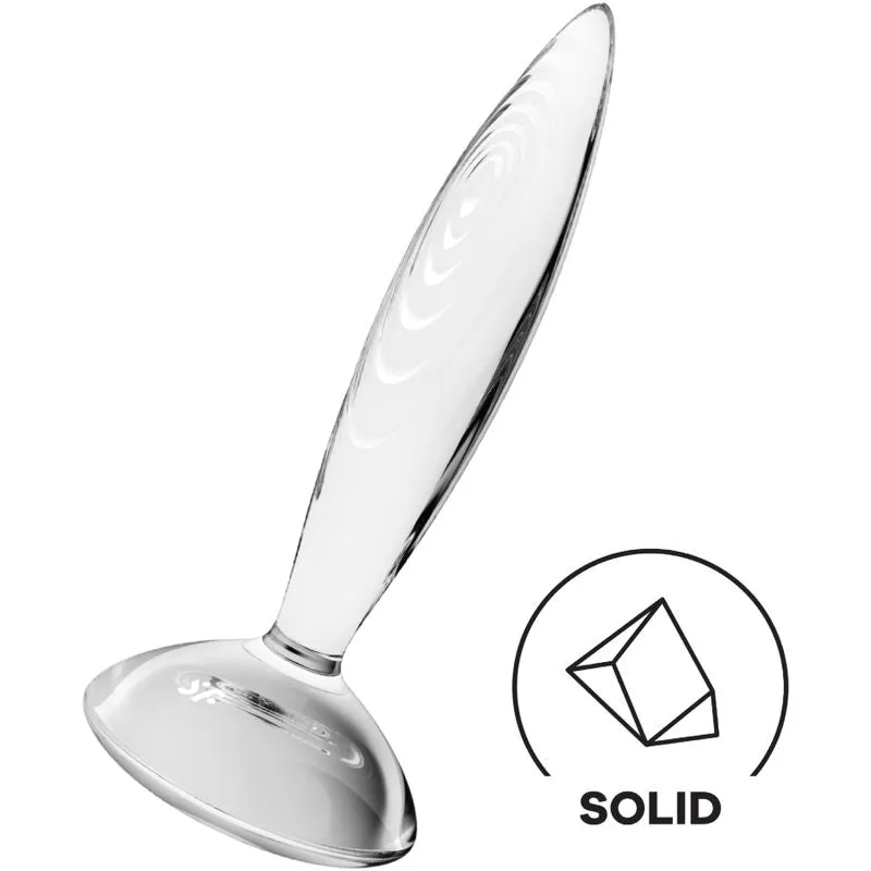 Plug anal en cristal étincelant Satisfyer design élégant verre borosilicate incassable stimulation sensuelle chaud froid sextoy intime couple discrétion sécuritaire