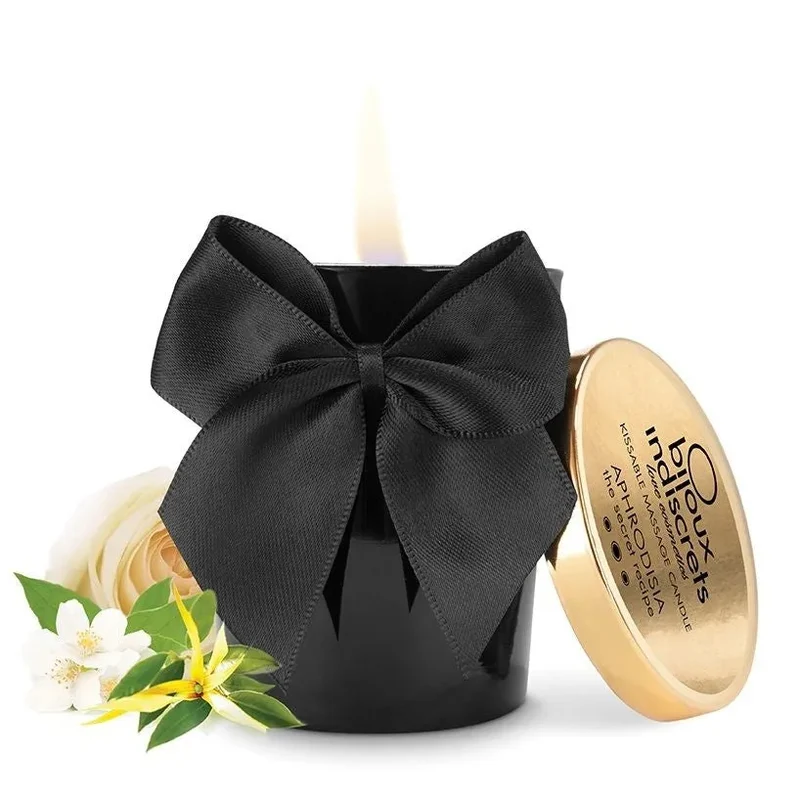 Bougie de massage aphrodisia Huile chaude parfumée Bijoux Melt My Coeur Scenté rose ylang-ylang jasmin édition limitée soirée romantique