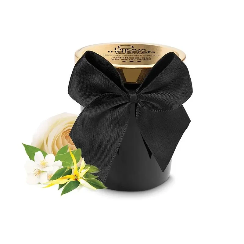 Bougie de massage aphrodisia Huile chaude parfumée Bijoux Melt My Coeur Scenté rose ylang-ylang jasmin édition limitée soirée romantique