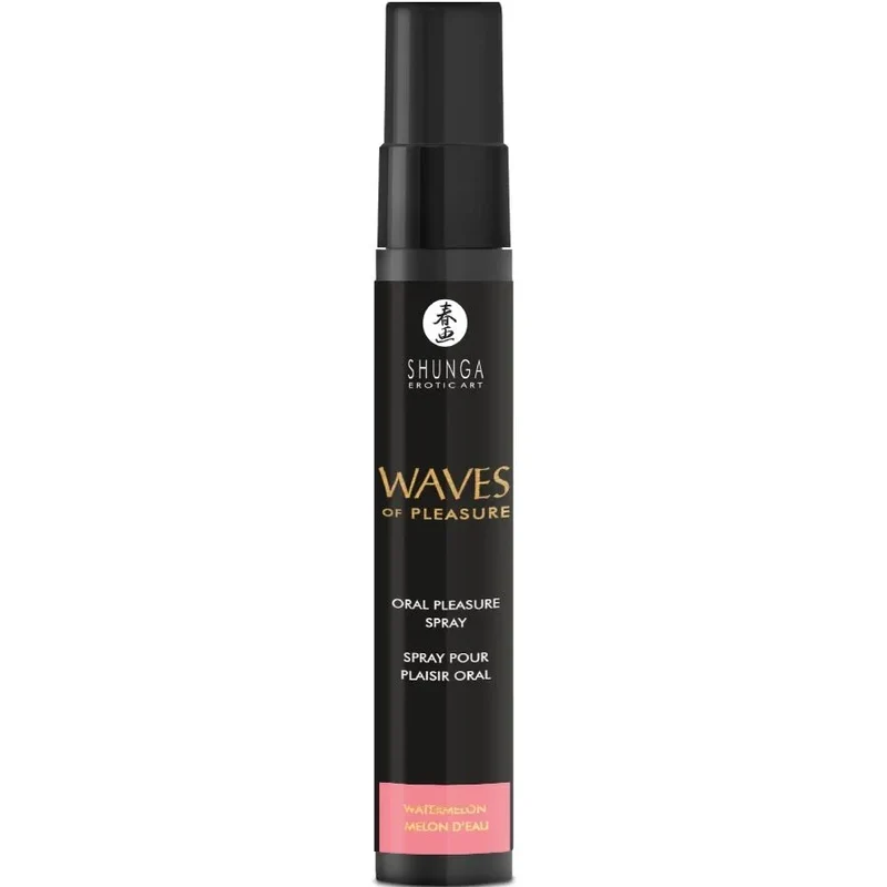 spray oral plaisir pastèque sucrée 20ml compact pratique discret élégant artistique japonais vagues sensuel érotique intime couples stimulant hydratant gourmand