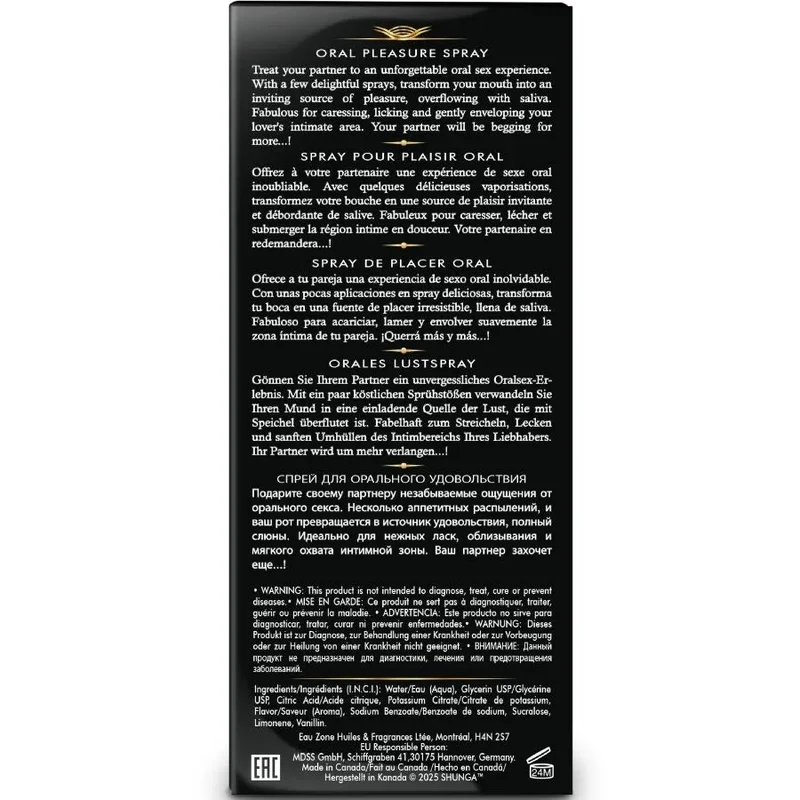 spray oral plaisir pastèque sucrée 20ml compact pratique discret élégant artistique japonais vagues sensuel érotique intime couples stimulant hydratant gourmand