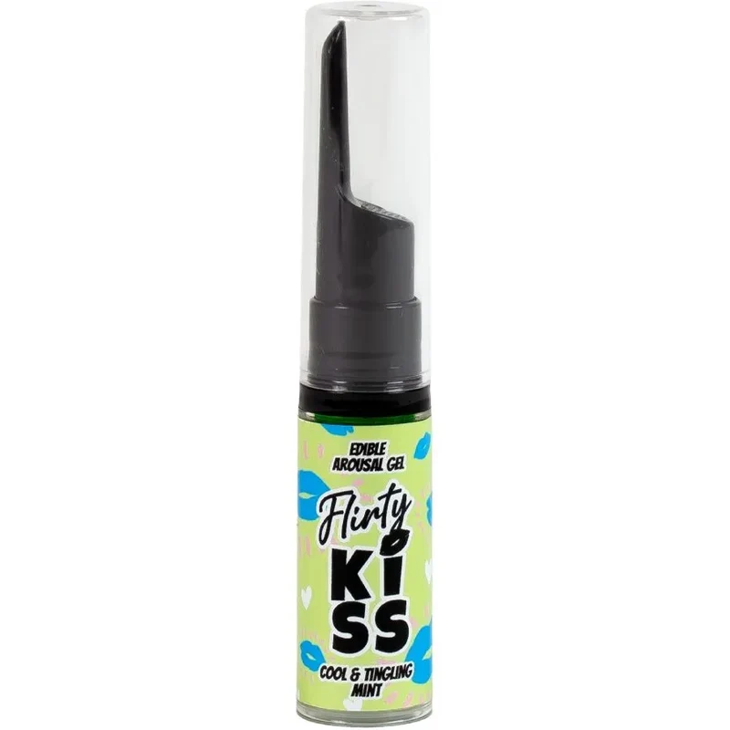 gels coquins comestibles saveur fraise épicée menthe rafraîchissante chauffant vivifiant duo lot 2 flacons 8 grammes pompe hygiénique