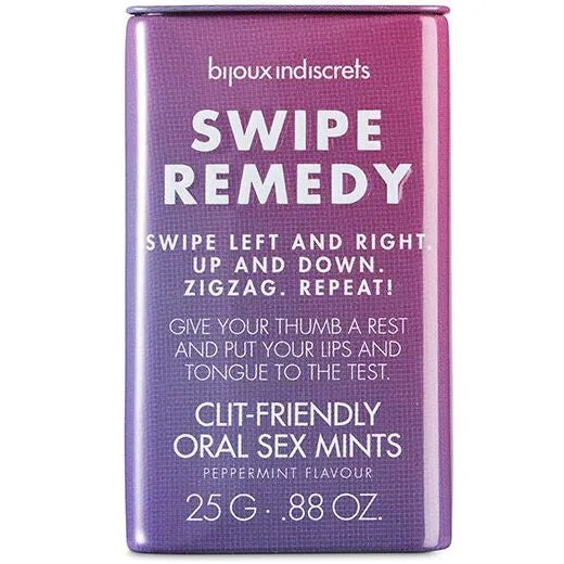 Pastilles mentholées sans sucre Bijoux Indiscrets boîte compacte discrète métallique plastique menthe poivrée rafraîchissante stimulante sensuelle orale