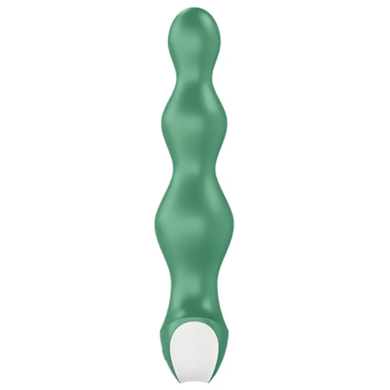 Vibrateur anal Satisfyer Lolli Plug 2 vert stimulation progressive design ondulé silicone haute qualité garantie 15 ans