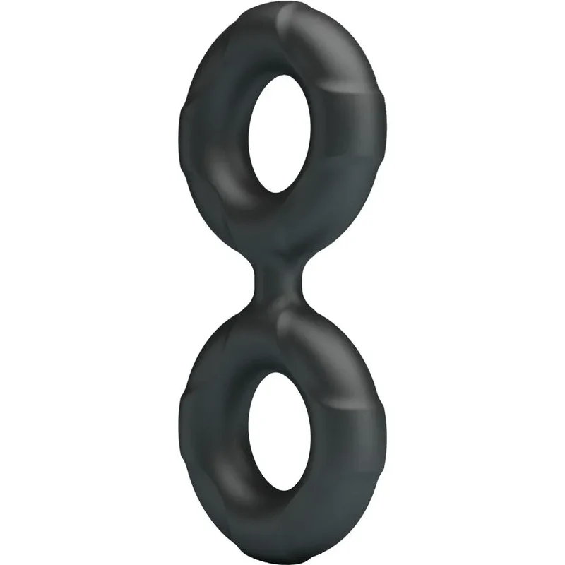 Double Bague en Silicone Crazy Bull Radwan Modèle 19 Confort Érection Intimité Sexe Couple Sexe Érotisme Sextoy Discret