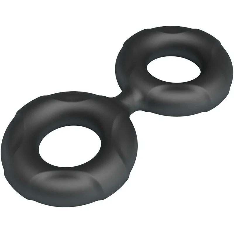 Double Bague en Silicone Crazy Bull Radwan Modèle 19 Confort Érection Intimité Sexe Couple Sexe Érotisme Sextoy Discret