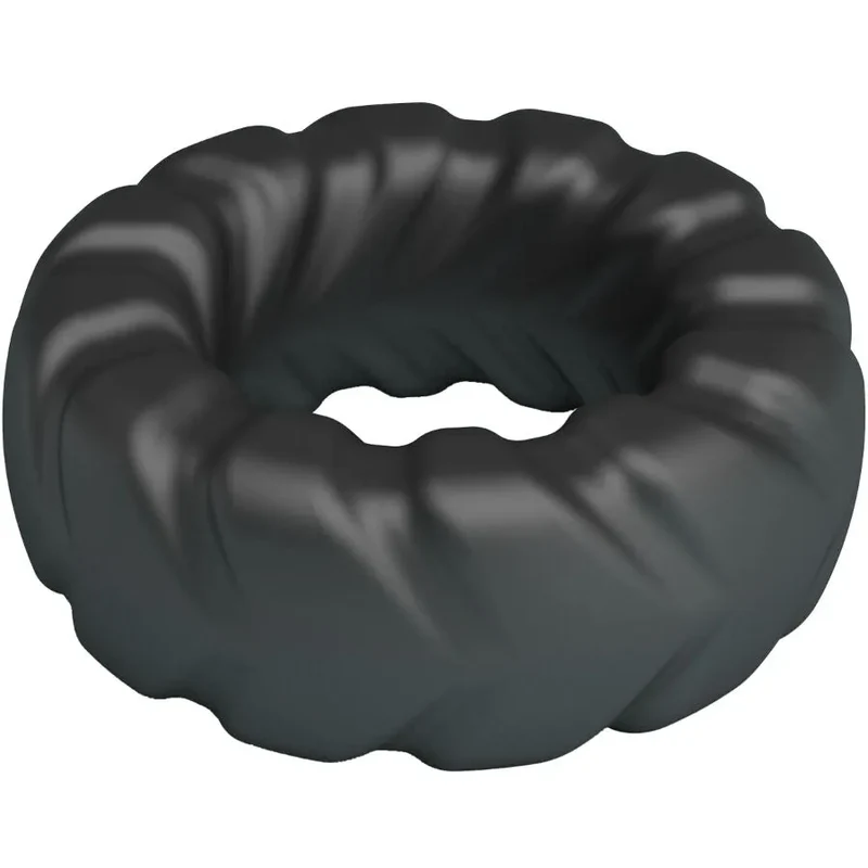 Crazy Bull - Anneau Pénien Silicone Jeriko Modèle 1 - Design Circulaire Texturé - Hypoallergénique - Sexe Intime - Sextoy - Confort Optimal - Durable - Discret - Érotisme