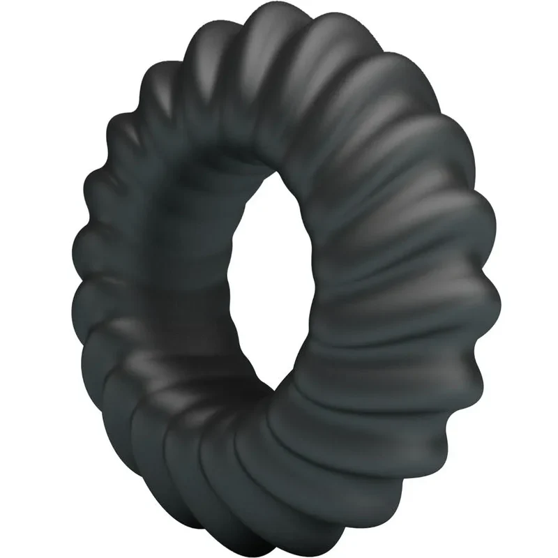 Bague en silicone Crazy Bull Fitz Modèle 8 texture ondulée stimulation intense confort max sextoy intimité masculine plaisir control