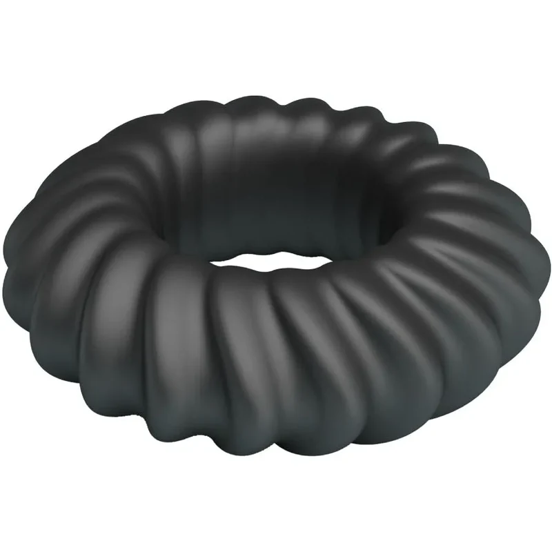 Bague en silicone Crazy Bull Fitz Modèle 8 texture ondulée stimulation intense confort max sextoy intimité masculine plaisir control