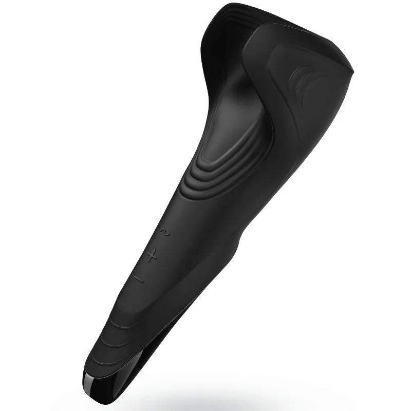 Vibromasseur pour hommes Satisfyer Baguette Magique 35 programmes de vibrations design ailé innovant silicone hypoallergénique discret et sécurisé pour usage personnel ou couple