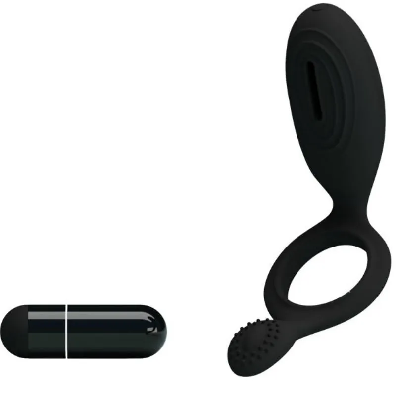 anneau vibrant stimulation clitoridienne silicone médical ABS ergonomique surface texturée capsule vibrante flexible hypoallergénique portable discret confortable durable