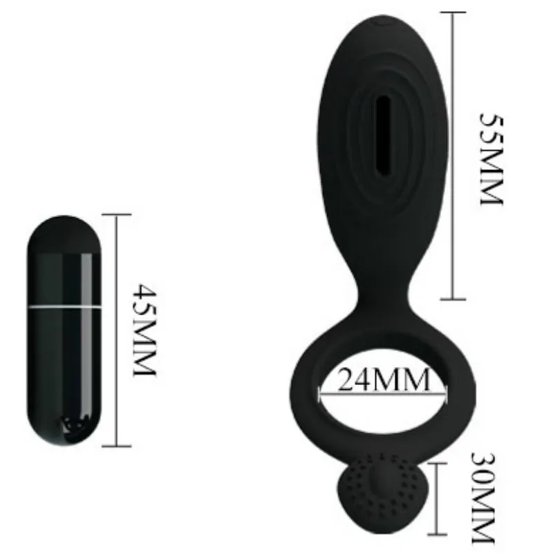 anneau vibrant stimulation clitoridienne silicone médical ABS ergonomique surface texturée capsule vibrante flexible hypoallergénique portable discret confortable durable
