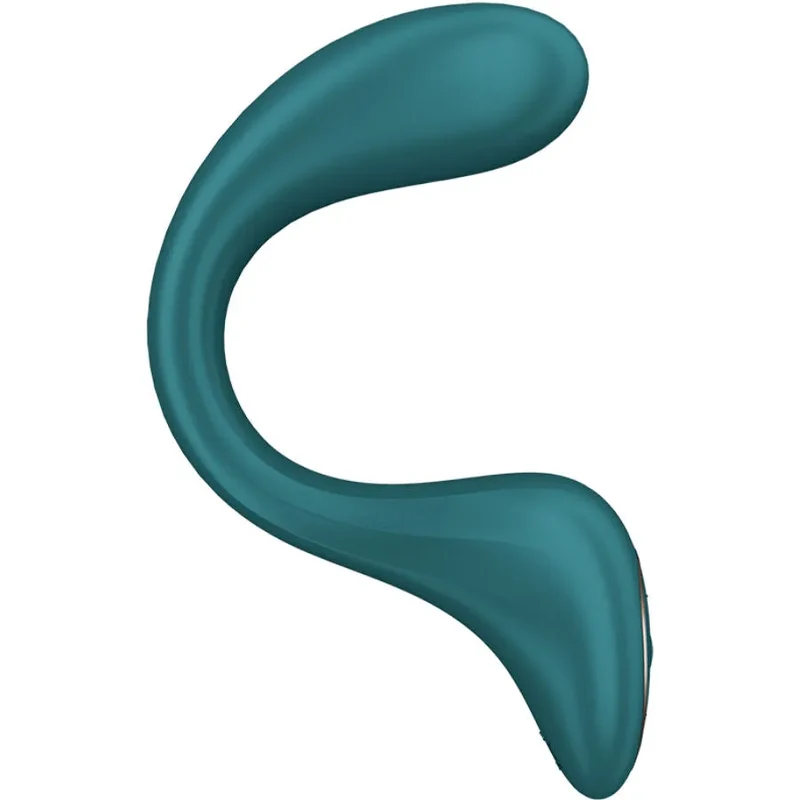 vibrateur sextoy ergonomique incurvé silicone médical flexible double moteurs puissants 60 programmes vibrations stimulation clitoridienne vaginale rechargeable