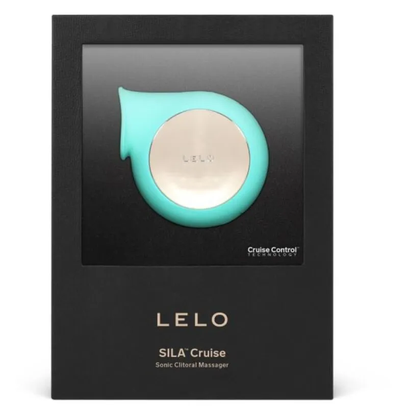 Stimulateur de vagues Lelo Sila Cruise Aqua - Stimulation clitoridienne - Silicone médical - Multi-vitesses - Design épuré - Discret - Pour femmes et couples