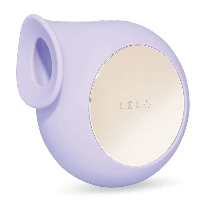Stimulateur vague clitoridienne silicone médical hypoallergénique rechargeable étanche ergonomique compact discret élégant lilas doré métallique vibrations intensité constante