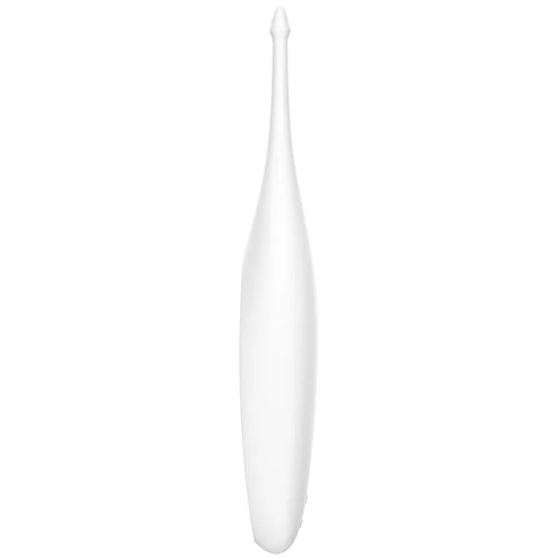 Vibrateur Twirling Fun Tip Satisfyer blanc stimulation clitoridienne circulaire silicone médicaux IPX7 étanche sextoy