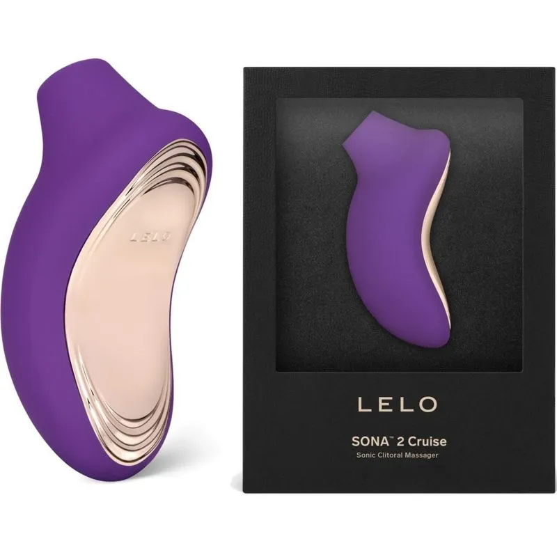 Stimulateur clitoridien Lelo Sona 2 Cruise Lilas - Stimulation par succion et pulsation - Silicone médicaux - Contrôle précis - Design éргonomique - Idéal pour les femmes et les couples