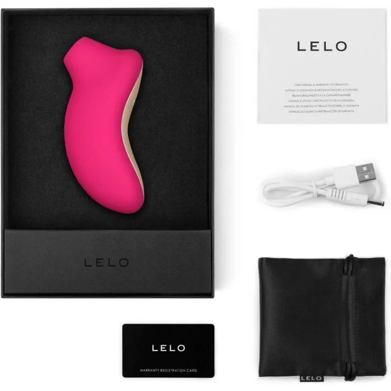 Stimulateur clitoridien sonique Lelo Sona Cruise cerise design moderne ergonomique silicone hypoallergénique rechargeable compact discret puissant silencieux intime