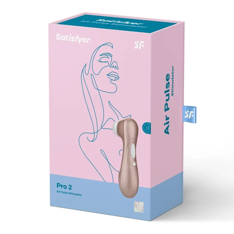Stimulateur clitoridien sans contact Satisfyer Pro 2 Ng nouvelle version stimulation intense Air-Pulse silicone médical hypoallergénique rechargeable