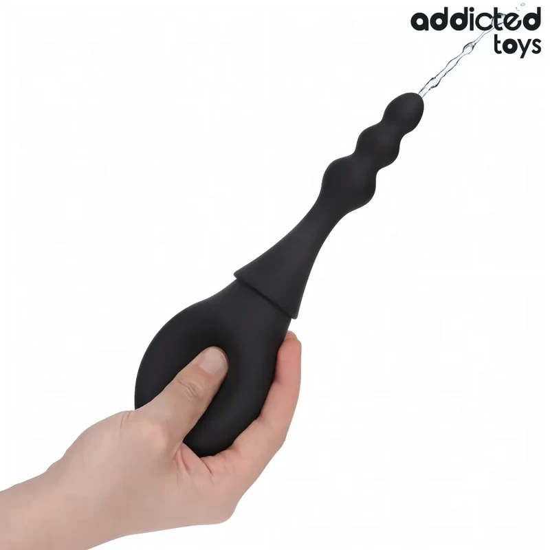 Nettoyeur Voyage Silicone Haute Qualité Hygiène Intime Discret Sécurisé Portable Compact Noir 160ml Ergonomique Bulbée Conique Sphérique Doux