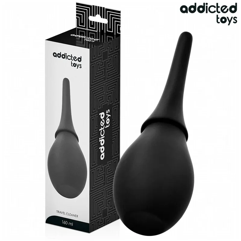 Nettoyeur de voyage Addicted Toys - Solution hygiénique portable pour sextoys - Design ergonomique - Matériaux sûrs - Usage discret