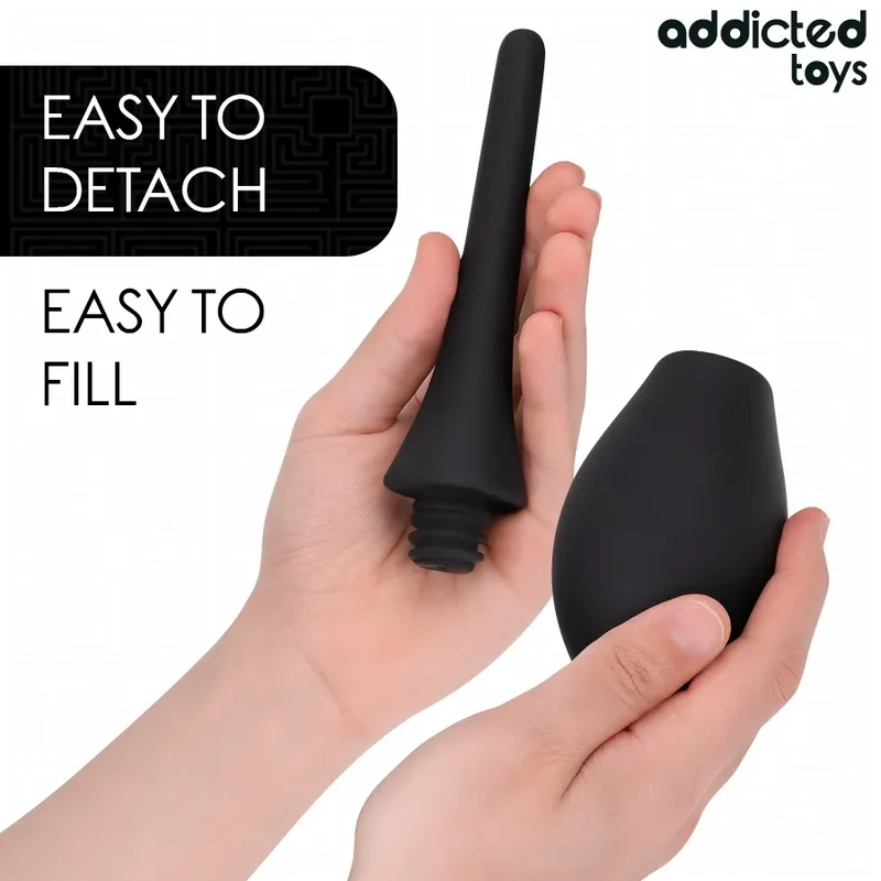 Nettoyeur de voyage Addicted Toys - Solution hygiénique portable pour sextoys - Design ergonomique - Matériaux sûrs - Usage discret