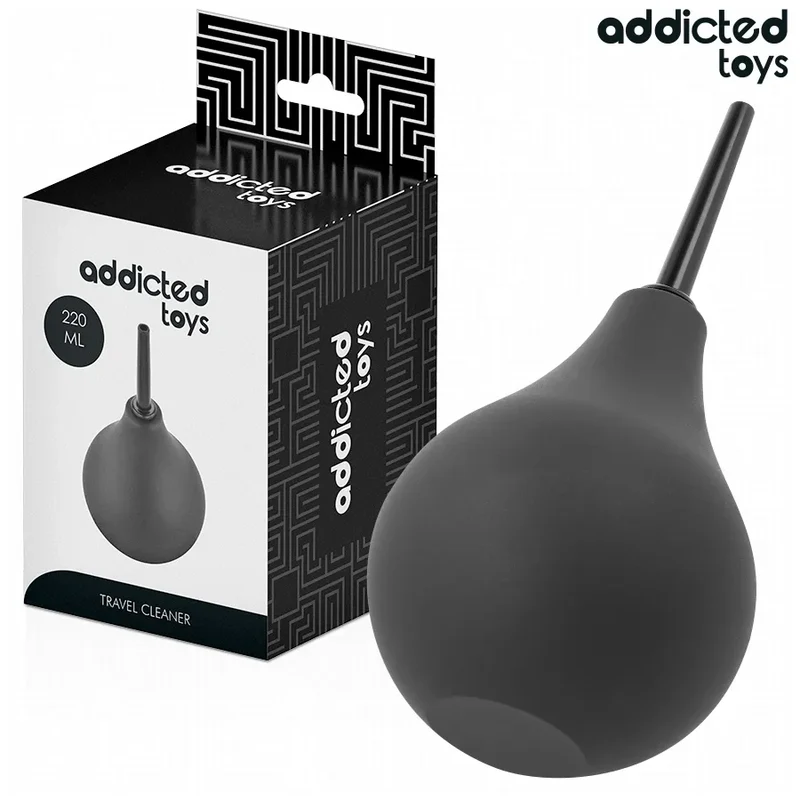 Nettoyant anal de voyage Addicted Toys Taille L 220ml Hygiène intime durable Design ergonomique Silicone PVC