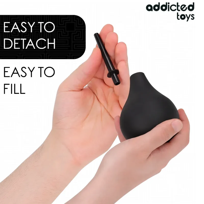 Nettoyant anal de voyage Addicted Toys Taille L 220ml Hygiène intime durable Design ergonomique Silicone PVC
