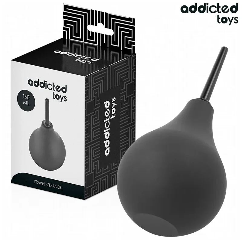 Nettoyant anal voyage taille compacte 160 ml hygiène intime discrète Addicted Toys portable silicone