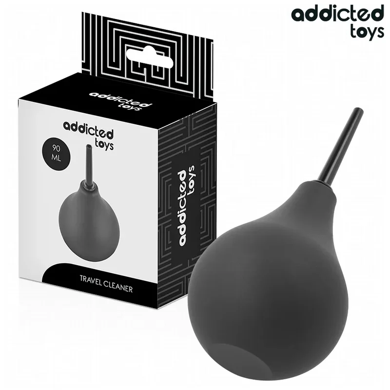 nettoyant anal voyage compact 90ml taille S portable hygiène intime discrète ergonomique silicone flexible nettoyage rapide
