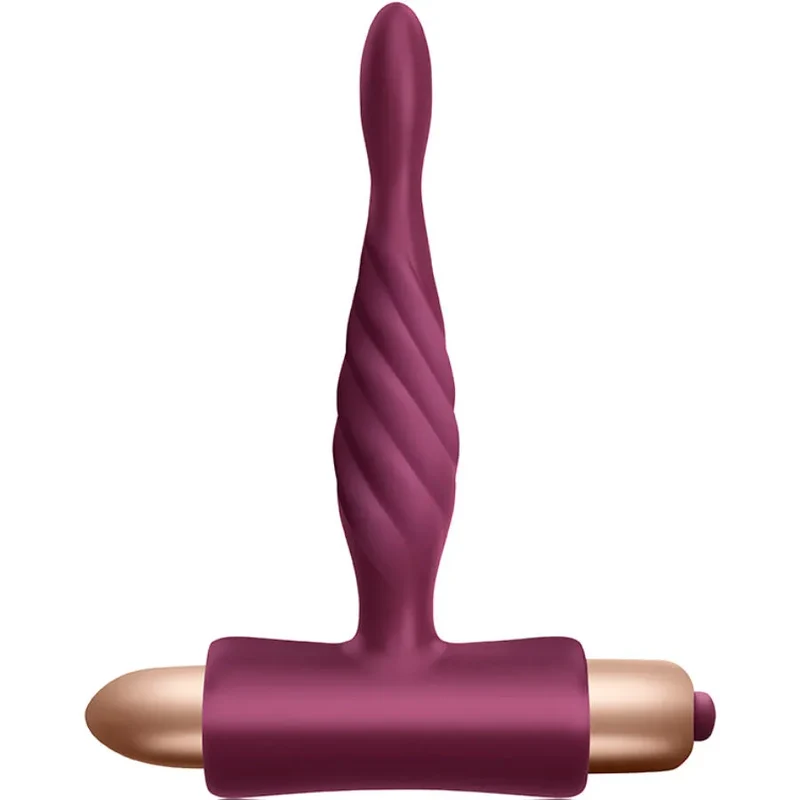 Plug anal pour débutants avec vibrations 10 vitesses silicone doux sécurité base T climaximum pharos sextoy intimité