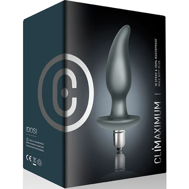 Plug anal vibrant Idosi - 10 niveaux de vibrations stimulation prostate silicone hypoallergénique base évasée retirage facile couple femme