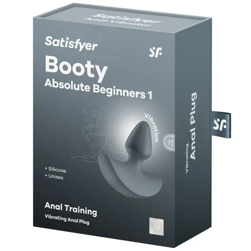 Plug anal vibrant Satisfyer Absolute Beginners 1 initiation douce stimulation prostatique silicone médical hypoallergénique dimensions compactes design ergonomique fonctionnalités pratiques
