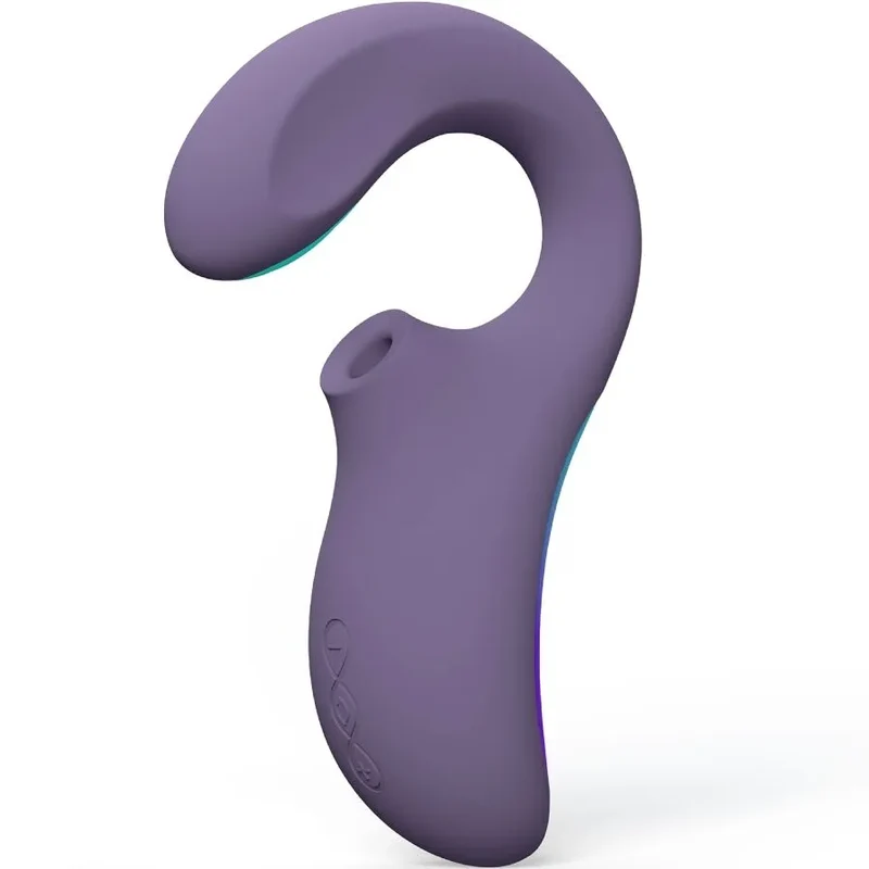 Vibromasseur Sonique Lelo Enigma Double Stimulation Point A Clitoris Cyber Violet Rechargeable Étanche Silicone Luxueux Sexe Intime Femme Couple