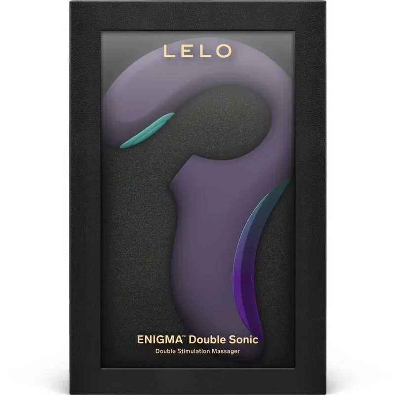 Vibromasseur Sonique Lelo Enigma Double Stimulation Point A Clitoris Cyber Violet Rechargeable Étanche Silicone Luxueux Sexe Intime Femme Couple